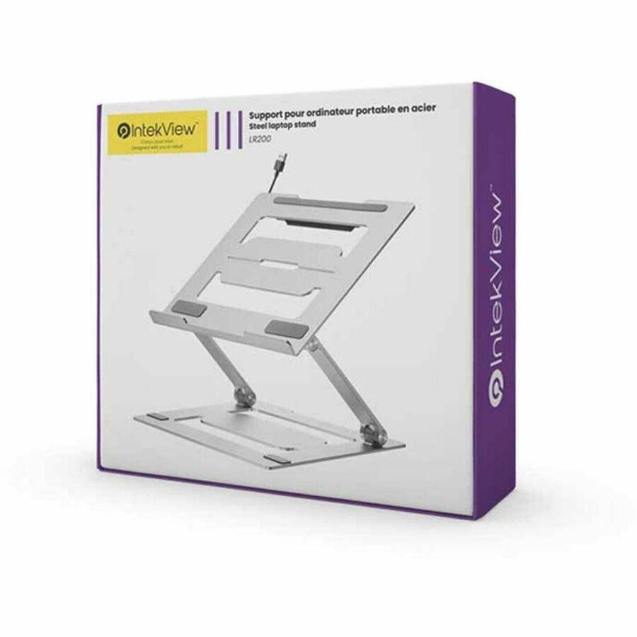 IntekView Ergonomic Steel Laptop Holder for Office Desk - LR200