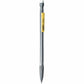 BIC Extra-Precision Mechanical Pencil, HB Lead, Metallic Barrel, Fine Point (0.5 mm), Black, 12-Count - MPF11 BLK-CA