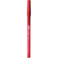 BIC Soft Feel Red Retractable Ballpoint Pens, Medium Point (1.0 mm), 12-Count Pack, Red Pens With Soft-Touch Comfort Grip - SCSM11 RED-CA