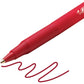 BIC Soft Feel Red Retractable Ballpoint Pens, Medium Point (1.0 mm), 12-Count Pack, Red Pens With Soft-Touch Comfort Grip - SCSM11 RED-CA