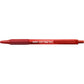BIC Soft Feel Red Retractable Ballpoint Pens, Medium Point (1.0 mm), 12-Count Pack, Red Pens With Soft-Touch Comfort Grip - SCSM11 RED-CA