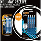 BIC Gel-ocity Original Blue Gel Pens, Medium Point (0.7 mm), 4-Count Pack, Retractable Gel Pens With Comfortable Grip - RLCP41-BLU-CA