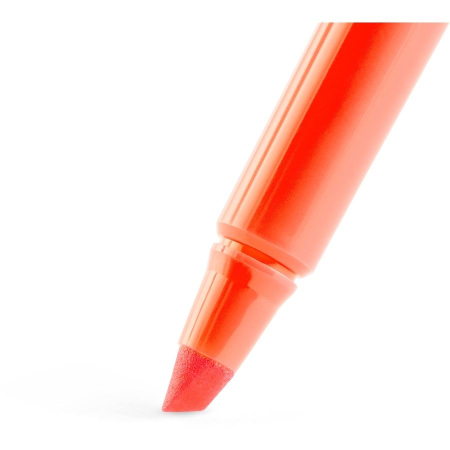 BIC Brite Liner Highlighter, Chisel Tip For Broad Highlighting & Fine Underlining, Assorted Colours, 5-Count - BLP51W-AST-CA