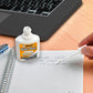 BIC Quick Dry Correction Fluid, White, 12 Box - WOFQD12-WHI-CA