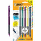 BIC Pencil Extra Comfort Mechanical Pencil, Medium Point (0.7 mm), Black, Soft Grip For Comfort & Added Control, 5-Count