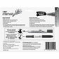 BIC Intensity Advanced Colourful Dry Erase Markers, Bullet Tip, 4-Count Pack of Assorted Colours, Whiteboard Markers for Teachers and Office Supplies - GELIPP41-AST-CA