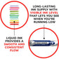 BIC Intensity Advanced Colourful Dry Erase Markers, Bullet Tip, 4-Count Pack of Assorted Colours, Whiteboard Markers for Teachers and Office Supplies - GELIPP41-AST-CA