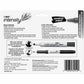 BIC Intensity Advanced Colourful Dry Erase Markers, Bullet Tip, 4-Count Pack of Assorted Colours, Whiteboard Markers for Teachers and Office Supplies - GELIPP41-AST-CA