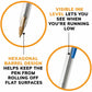 Cristal Orginal Ballpoint Pen, Medium Point (1.0 mm), With Tungsten Carbide Ball For Smooth Flow, Assorted Colours, 10-Count - MSP101-AST-CA