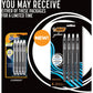 BIC Gel-ocity Original Black Gel Pens, Medium Point (0.7 mm), 4-Count Pack, Retractable Gel Pens With Comfortable Grip - RLCP41-BLK-CA