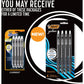 BIC Gel-ocity Original Black Gel Pens, Medium Point (0.7 mm), 4-Count Pack, Retractable Gel Pens With Comfortable Grip - RLCP41-BLK-CA