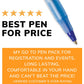 BIC Round Stic Extra Life Blue Ballpoint Pens, Medium Point (1.0 mm), 60-Count Pack of Bulk Pens, Flexible Round Barrel for Writing Comfort, No. 1 Selling Ballpoint Pens - GSM609-BLU-CA