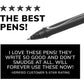 BIC Gel-ocity Quick Dry Black Gel Pens, Medium Point (0.7 mm), 2-Count Pack, Retractable Gel Pens With Comfortable Full Grip - RGLCGP21-BLK-CA