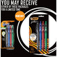 BIC Gel-ocity Original Retractable Gel Pen, Medium Point (0.7 mm), Assorted Colours, Comfortable, Contoured Grip, 4-Count - RGLCGP41-AST-CA