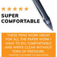 BIC Gel-ocity Original Retractable Gel Pen, Medium Point (0.7 mm), Assorted Colours, Comfortable, Contoured Grip, 4-Count - RGLCGP41-AST-CA