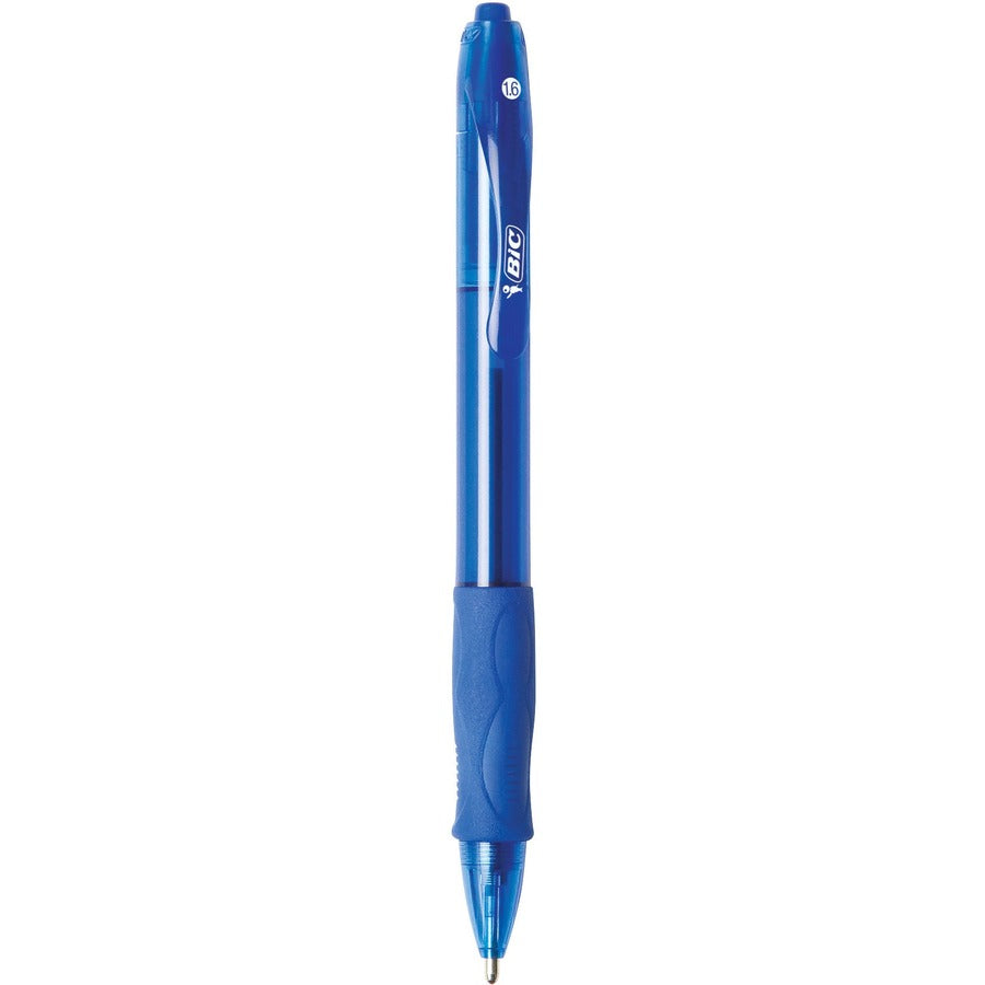 BIC Glide Bold Retractable Ball Pen, Blue, 12 Pack - VLGB11-BLU-CA
