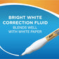 BIC Wite-Out Brand Shake 'n Squeeze Correction Pen, 8 ML Correction Fluid, 2-Count Pack of white Correction Pens, Fast, Clean and Easy to Use Pen Office or School Supplies - WOSQPP21-WHI-CA