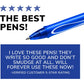 BIC Gel-ocity Original Retractable Gel Pen, Medium Point (0.7 mm), Blue, Comfortable, Contoured Grip, 2-Count - RGLCGP21-BLU-CA