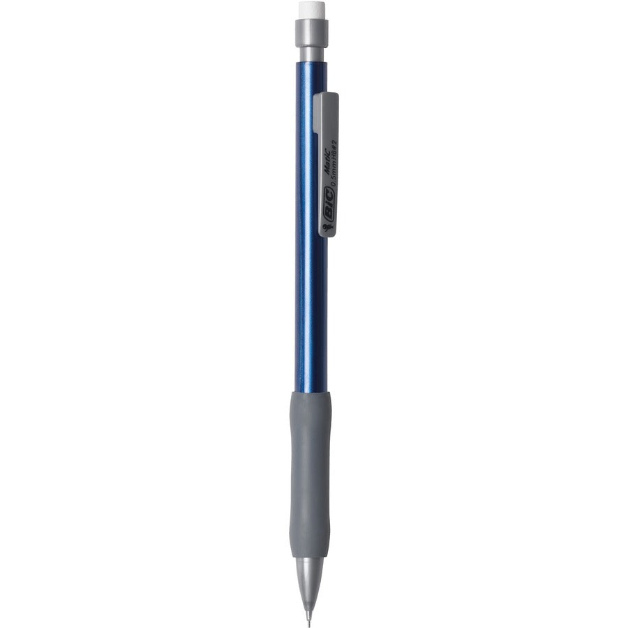 BIC Pencil Extra Comfort Mechanical Pencil, Medium Point (0.7 mm), Black, Soft Grip For Comfort & Added Control, 12-Count - MPFG11-BLK-CA