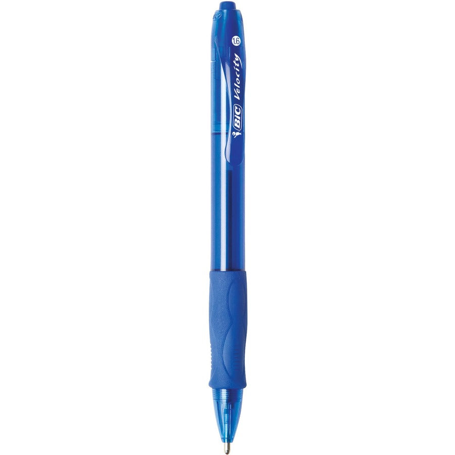 BIC Glide Bold Ballpoint Pens, Bold Point (1.6 mm), Blue Ink Pens, Translucent Barrel, 36-Count Pack - VLGB361-BLU-CA