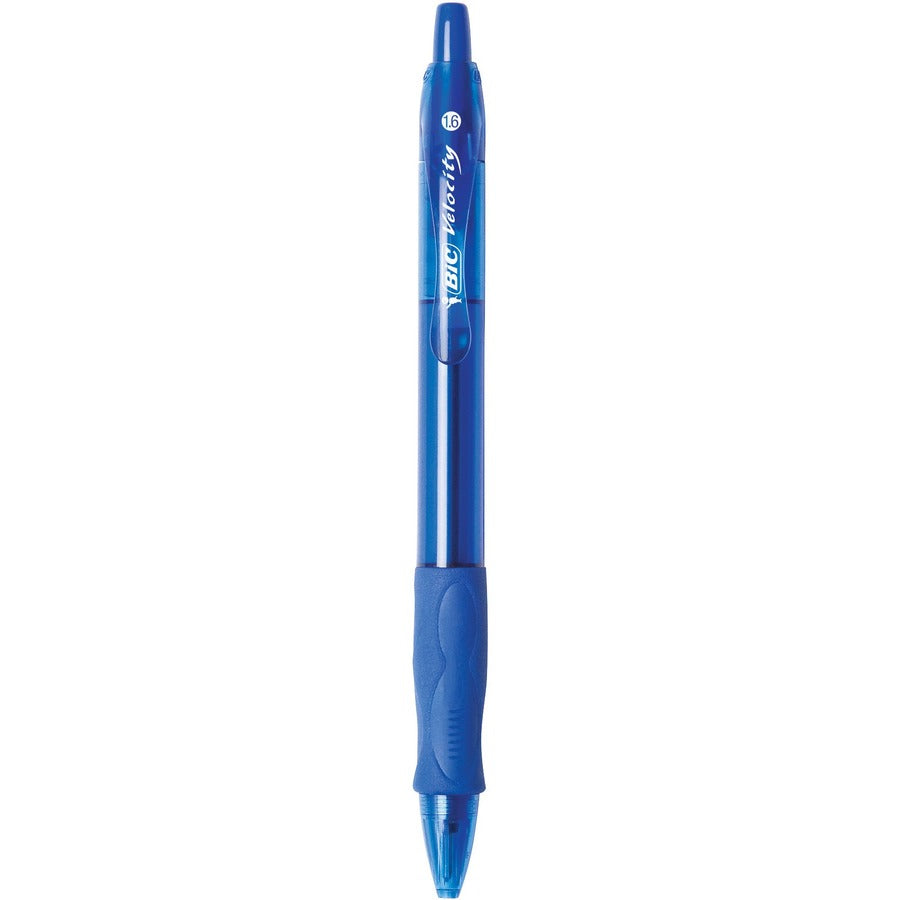 BIC Glide Bold Ballpoint Pens, Bold Point (1.6 mm), Blue Ink Pens, Translucent Barrel, 36-Count Pack - VLGB361-BLU-CA