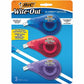 BIC Wite-Out Brand EZ Correct Correction Tape, 12 Metres, 3-Count Pack of white Correction Tape, Fast, Clean and Easy to Use Tear-Resistant Tape Office or School Supplies - WOTAPP31-WHI-CA