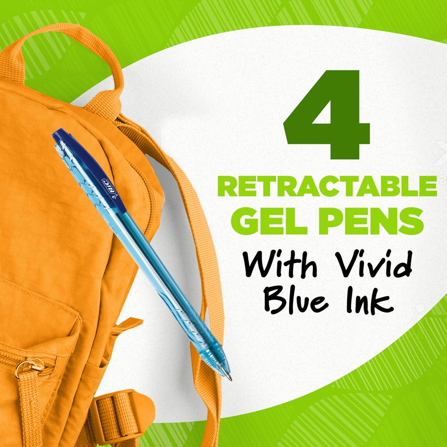 BIC Ecolutions Ocean-Bound Ball Pens - BPRRP41-BLU-CA