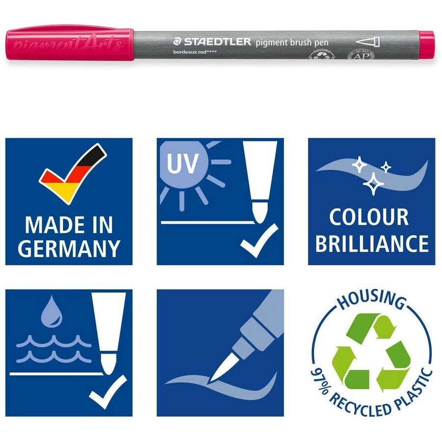 Staedtler Pigment Brush Pen 371 - 371 C6-4