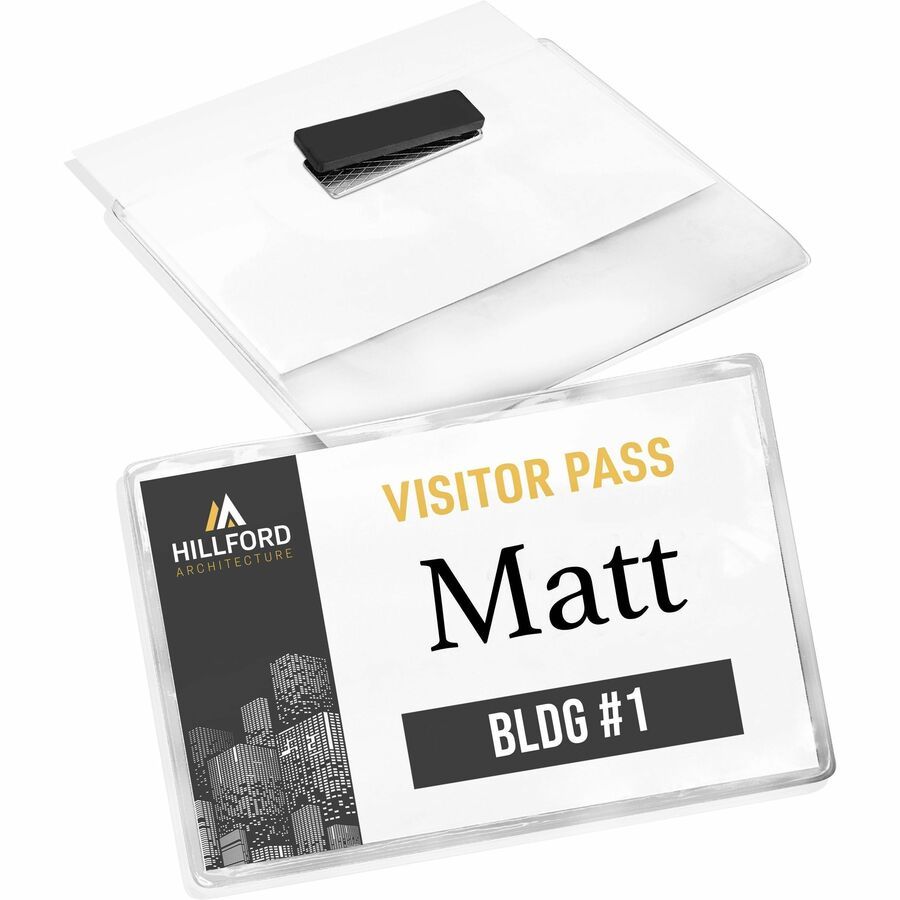 Avery&reg; Name Badges with Magnets, 3" x 4" , 24 Badges (8780) - 8780