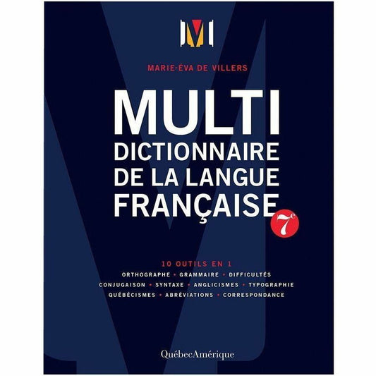 LES MESSAGERIES ADP Dictio.Multi.Fren. 7TH Edit Printed Book