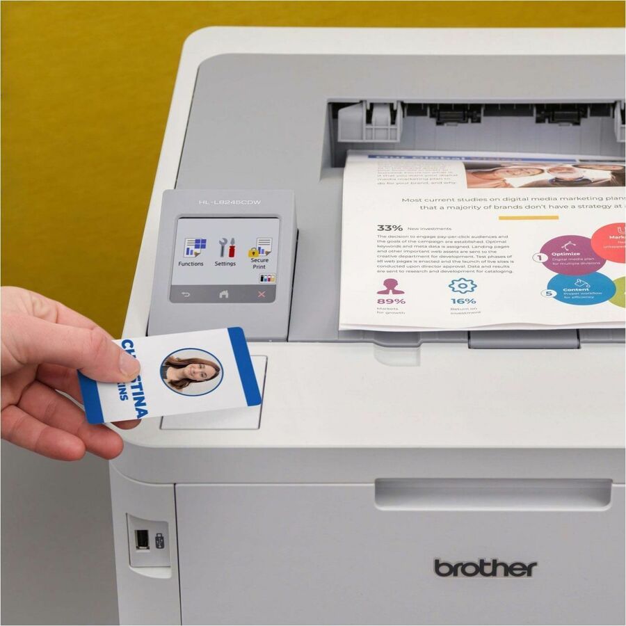 Brother HL-L8245CDW Desktop Wireless Laser Printer - Color - HLL8245CDW