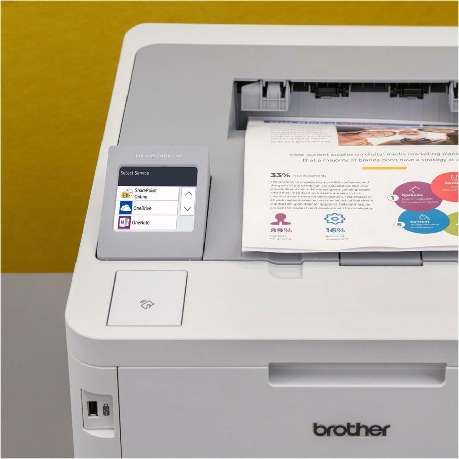 Brother HL-L8245CDW Desktop Wireless Laser Printer - Color - HLL8245CDW