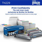 Brother Original Standard Yield Laser Toner Cartridge - Magenta - 1 Each - TN229M