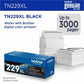 Brother Original High Yield Laser Toner Cartridge - Black - 1 Each - TN229XLBK