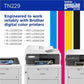 Brother Original Standard Yield Laser Toner Cartridge - Yellow - 1 Each - TN229Y