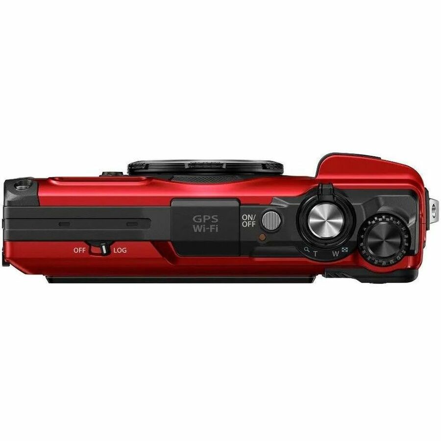 Olympus OM SYSTEM TG-7 12 Megapixel Compact Camera - Black, Red - V110030RU000
