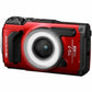 Olympus OM SYSTEM TG-7 12 Megapixel Compact Camera - Black, Red - V110030RU000