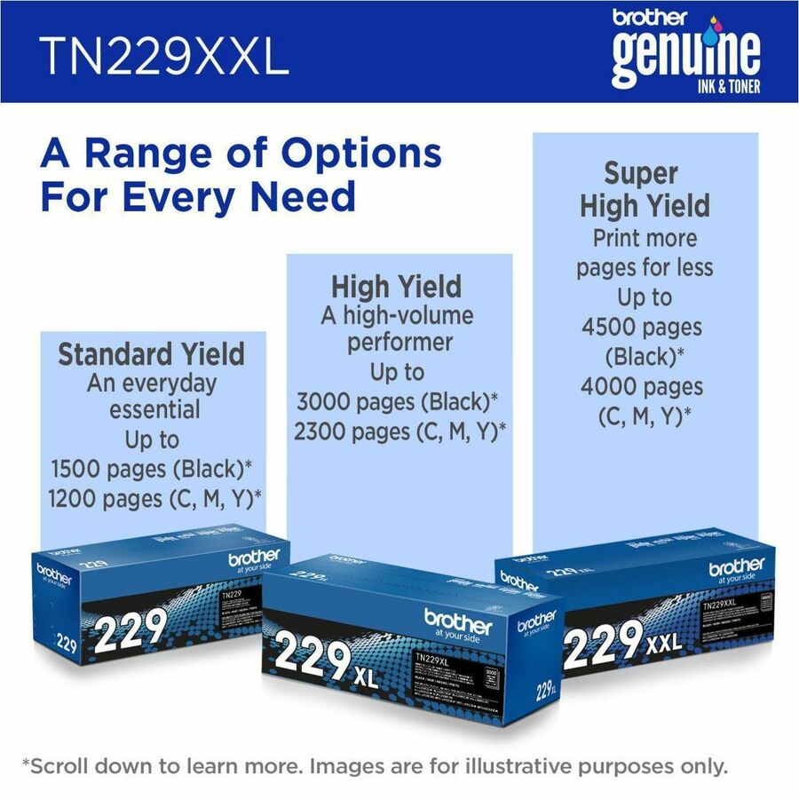 Brother Original Super High Yield Laser Toner Cartridge - Black - 1 Each - TN229XXLBK