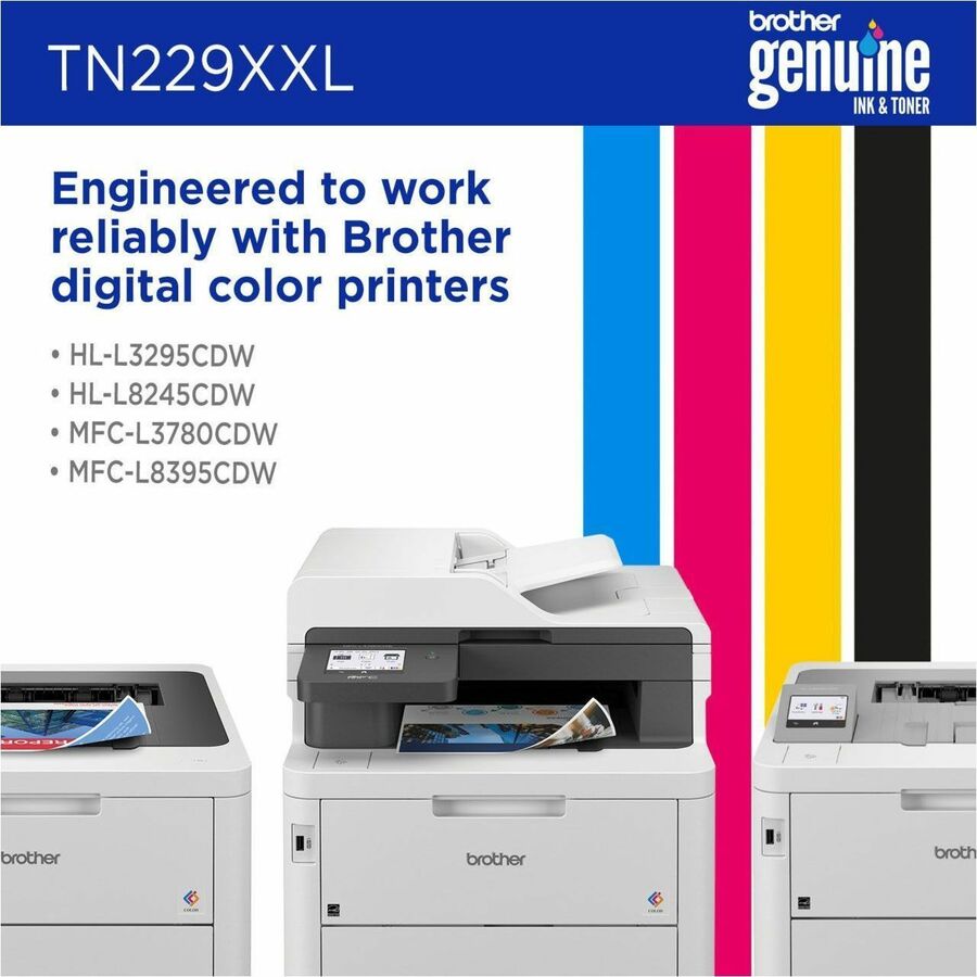 Brother Original Super High Yield Laser Toner Cartridge - Cyan - 1 Each - TN229XXLC