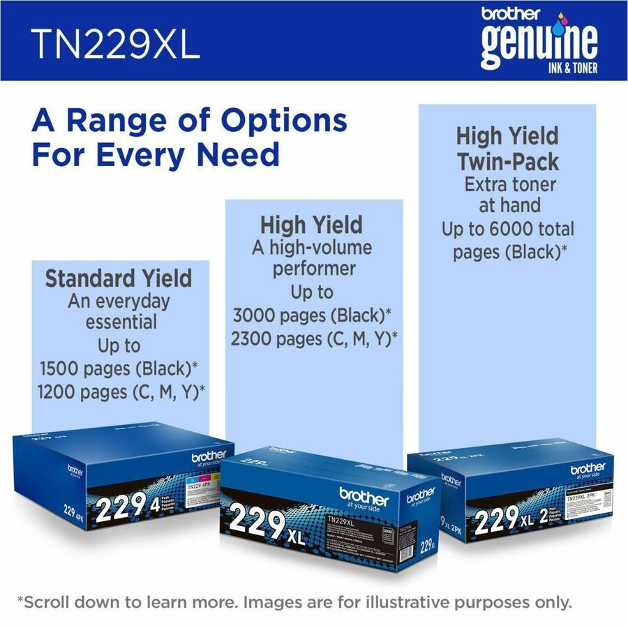 Brother Original High Yield Laser Toner Cartridge - Cyan - 1 Each - TN229XLC