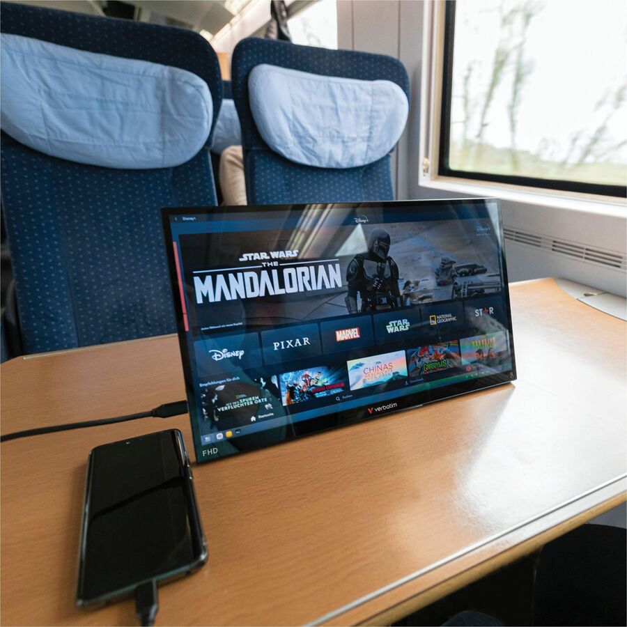 Verbatim PMT-15 16" Class LED Touchscreen Monitor - 16:9 - 6 ms - 49592