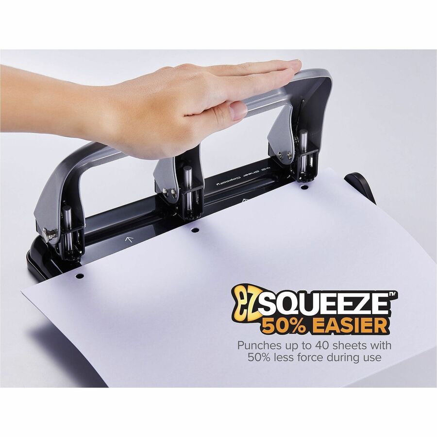 Bostitch EZ Squeeze Three-Hole Punch - 2240