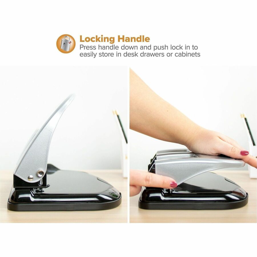 Bostitch EZ Squeeze Three-Hole Punch - 2240