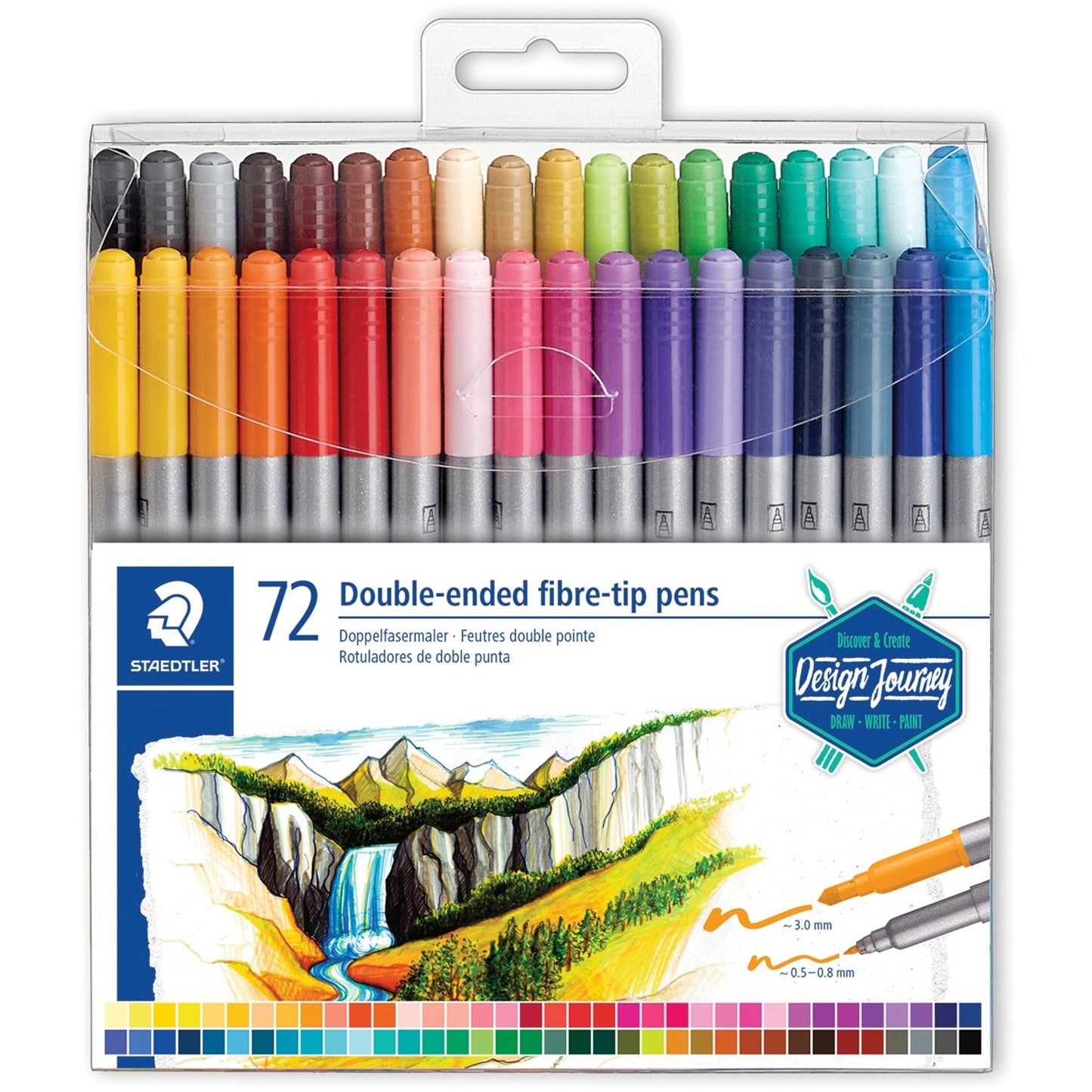 Staedtler Double-ended Fibre-tip Pens