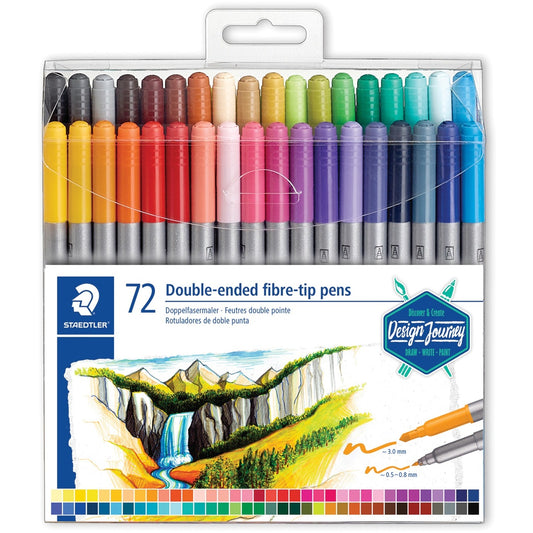 Staedtler Double-ended Fibre-tip Pens