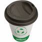 Globe Single Wall Hot/Cold Compostable Paper Cups - 12 Oz / White - 6054