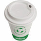 Globe Single Wall Hot/Cold Compostable Paper Cups - 10 Oz / White - 6053