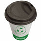 Globe Single Wall Hot/Cold Compostable Paper Cups - 8 Oz / White - 6052
