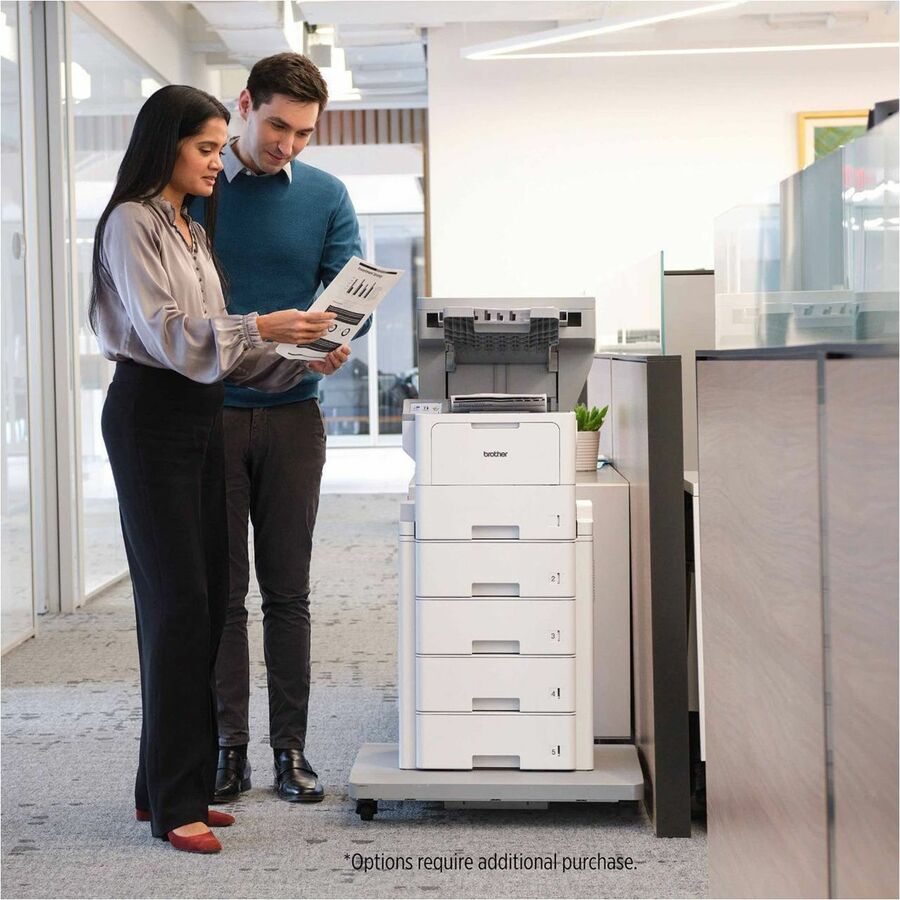 Brother HL-L6415DW Desktop Wireless Laser Printer - Monochrome - HL-L6415DW
