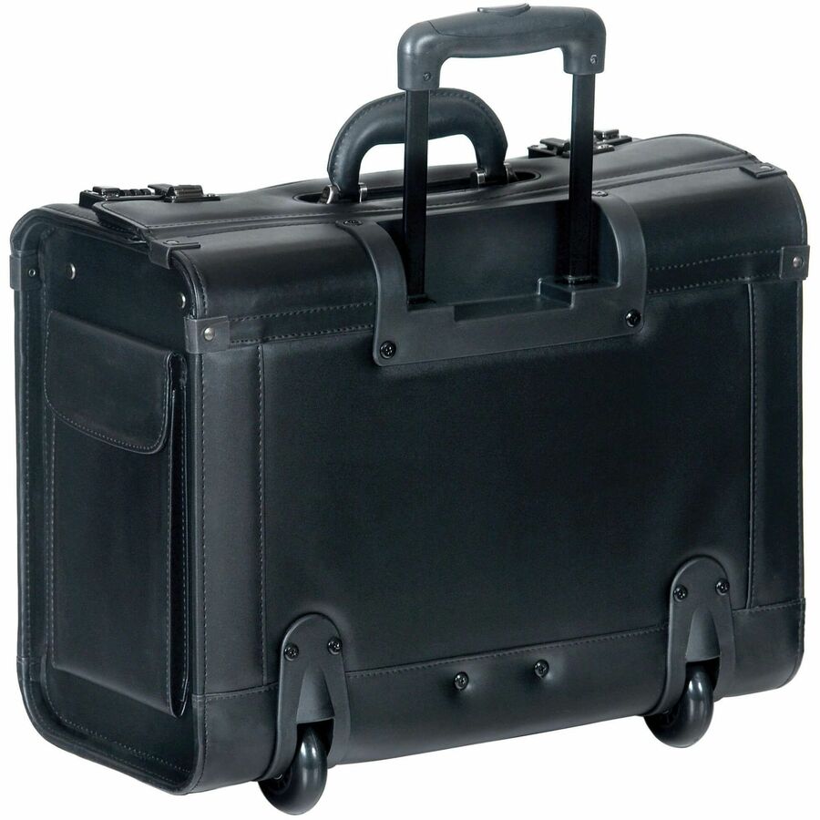 MANCINI Business Carrying Case for 17" Notebook, Folder, Document, Catalogue, Sample - Black - 90458-BLACK